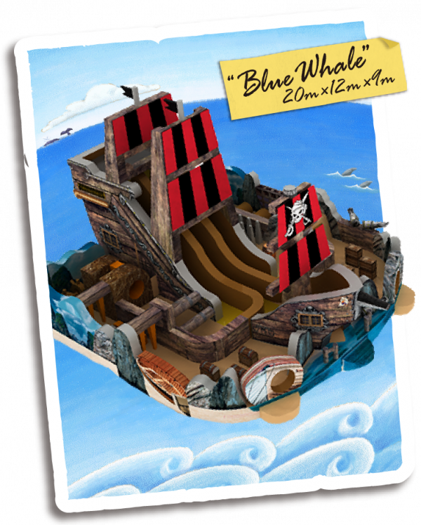 巨無霸氣墊樂園【海盜小英雄】♔盡情放電超好玩！