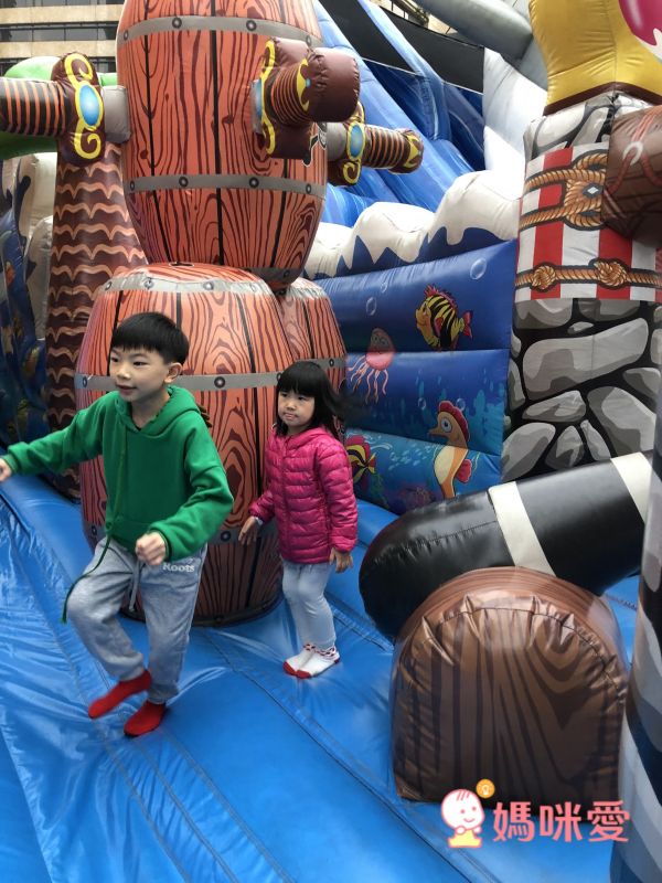 巨無霸氣墊樂園【海盜小英雄】♔盡情放電超好玩！