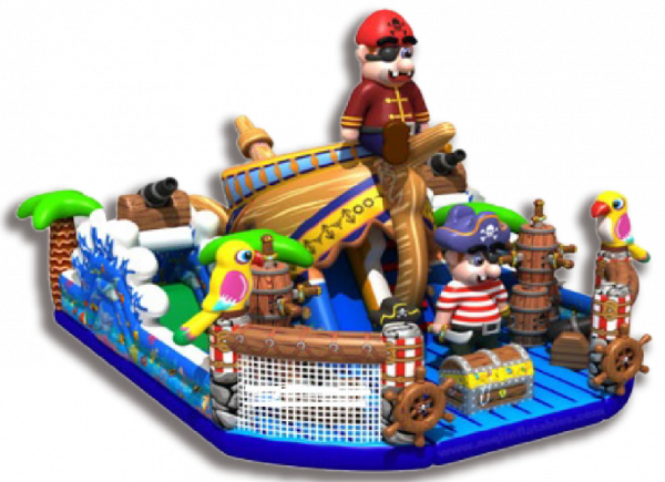 巨無霸氣墊樂園【海盜小英雄】♔盡情放電超好玩！