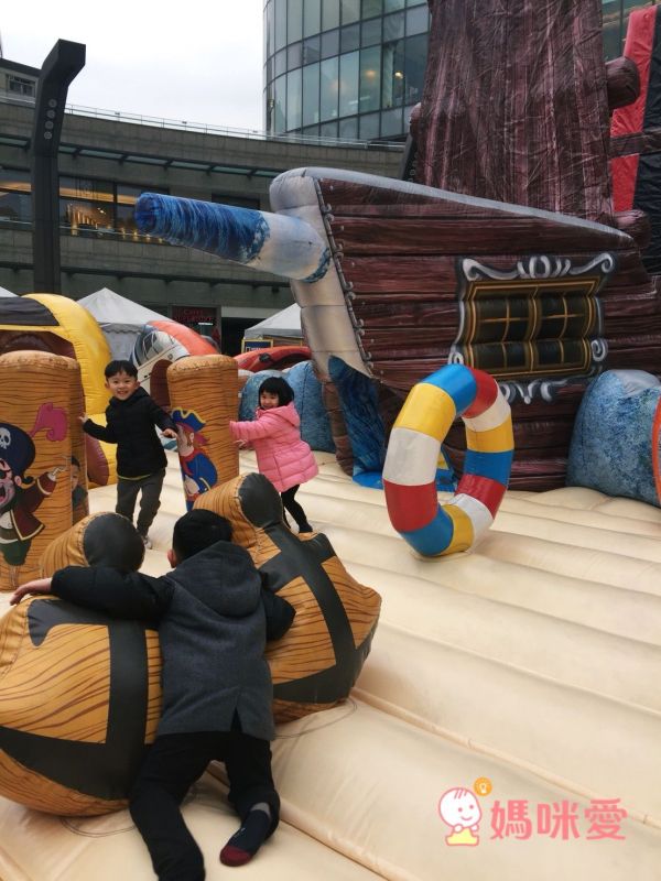 巨無霸氣墊樂園【海盜小英雄】♔盡情放電超好玩！