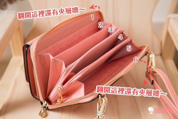 日本 cachecache - 3way蝴蝶結錢夾包-SILGY銀粉x灰