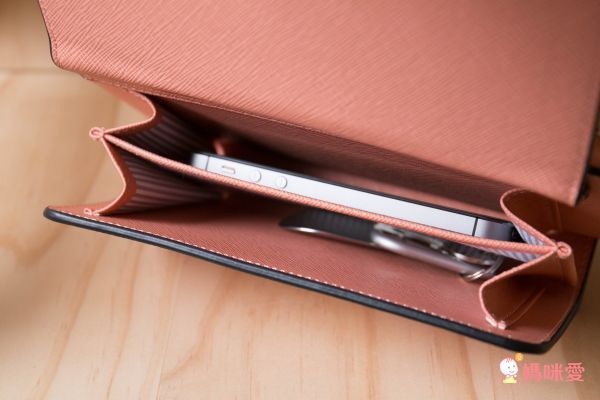 日本 cachecache - 3way蝴蝶結錢夾包-新色紫