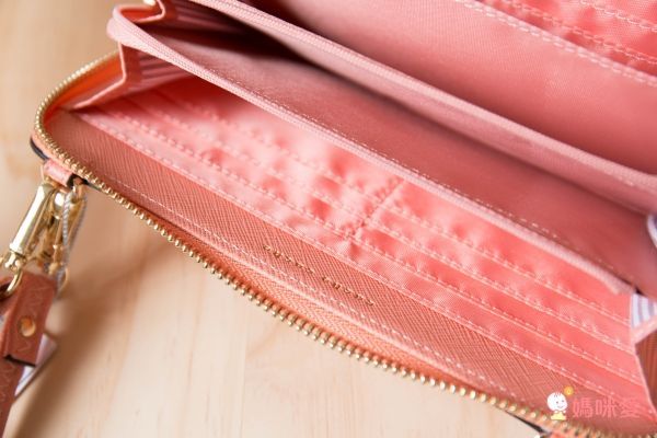 日本 cachecache - 3way蝴蝶結錢夾包-新色紫