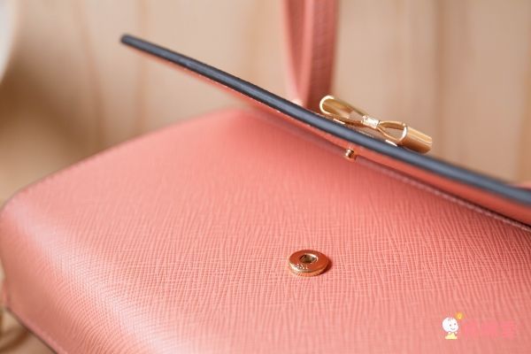 日本 cachecache - 3way蝴蝶結錢夾包-新色紫