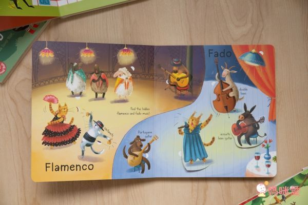 少量現貨☆最火紅童話故事音效書♬世界音樂翻翻書♬