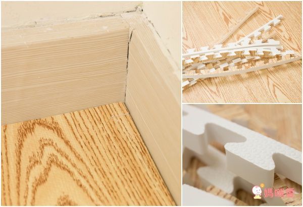 Pato.Pato - EVA巧拼地墊-木紋色 (90x90x2cm)-6片（附贈邊條x24）