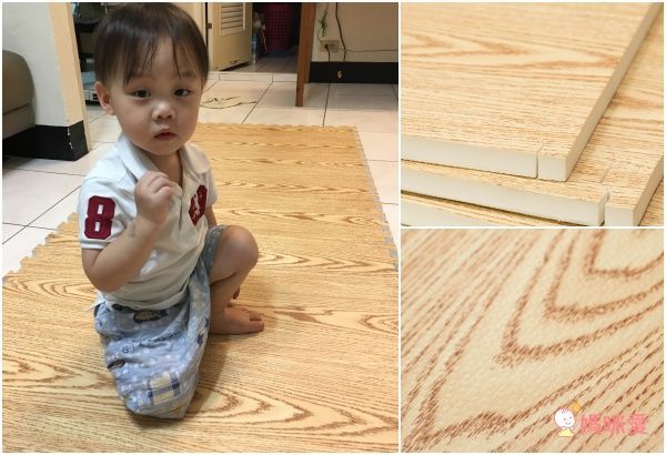 Pato.Pato - EVA巧拼地墊-木紋色 (90x90x2cm)-6片（附贈邊條x24）