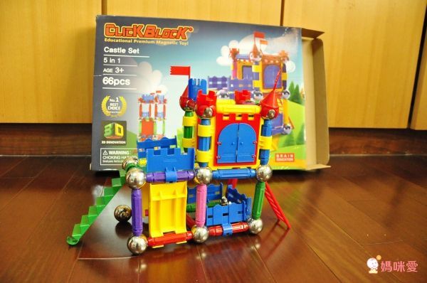 韓國 MagKinder x Click Block - 科學磁力棒-空間學習-42件組