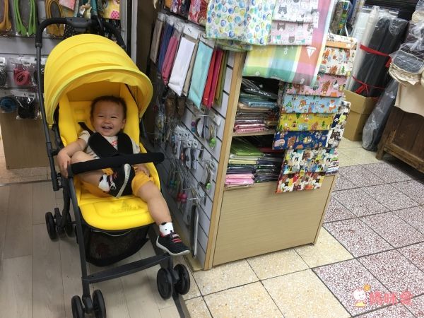 義大利 AZZURRA 雙向超輕量嬰幼兒手推車，附雨罩、推車墊