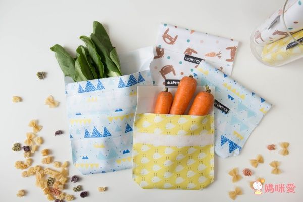 ★ ENJOY 101★ GLOBAL LOVE愛地球 環保矽膠布食物袋