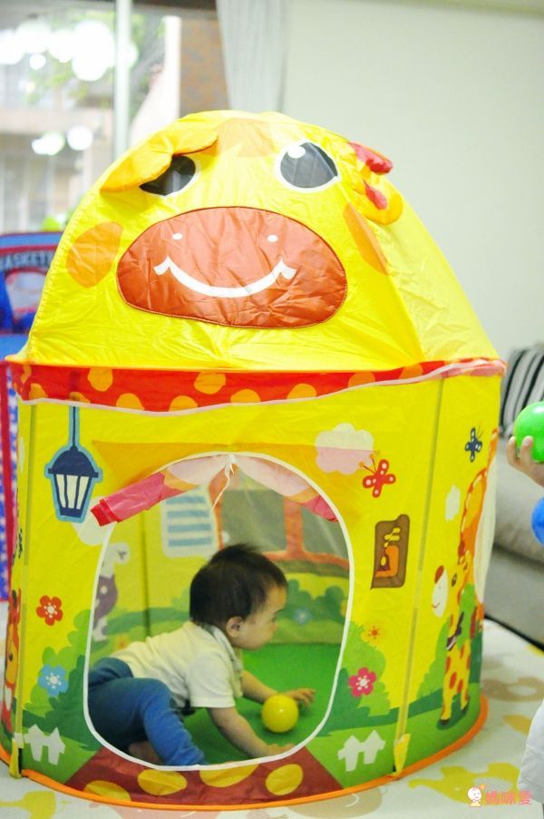 DJ Toys【二合一聲光遊戲墊╱球池帳篷】過年親朋好友~小孩同樂必備♬