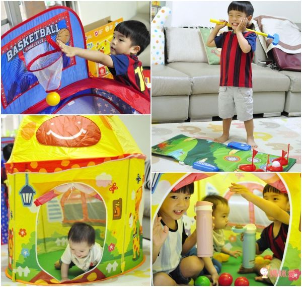 DJ Toys【二合一聲光遊戲墊╱球池帳篷】過年親朋好友~小孩同樂必備♬