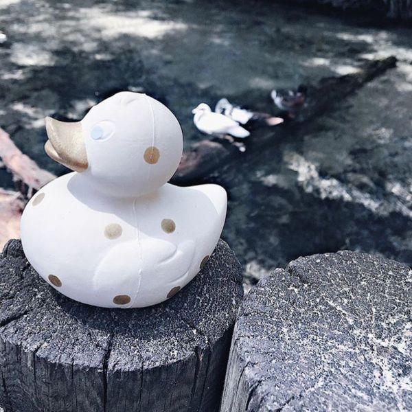 西班牙 Oli&Carol - 點點迷你鴨-金色