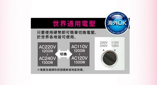 【日本TESCOM】白金奈米膠原蛋白吹風機 / 雙電壓負離子吹風機