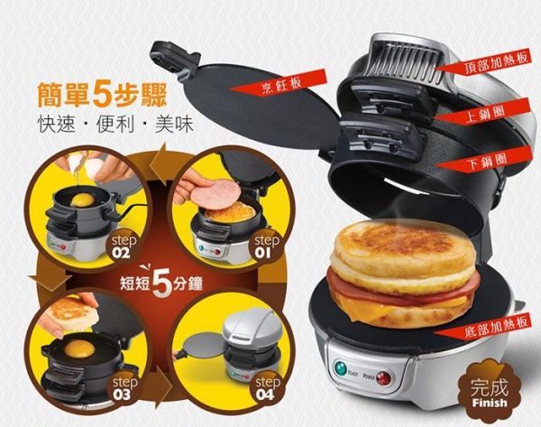 美國漢美馳 Hamilton Beach 多功能漢堡機