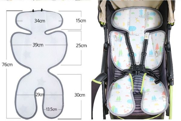 韓國 lieto baby 推車涼墊