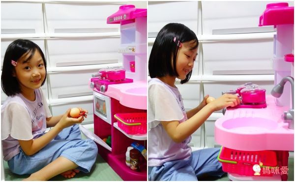 酷比樂 - 聲光廚具台-WD-A18-粉紅色