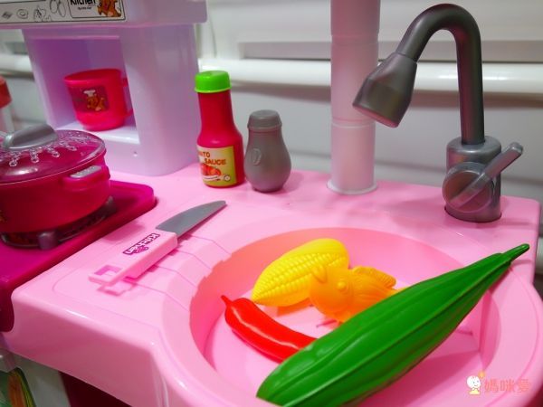 酷比樂 - 聲光廚具台-WD-A18-粉紅色