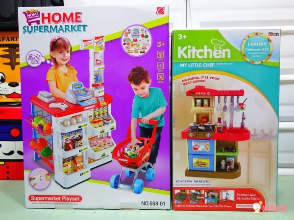 酷比樂 - 聲光廚具台-WD-A18-粉紅色