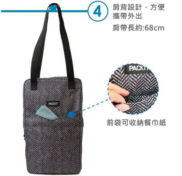 美國PACKiT多功能冰酷冷藏袋 ✼ 最高可保冷10小時!美酒冷藏袋新加入