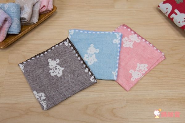 日本桃雪 紗布口水巾/方巾/嬰兒被