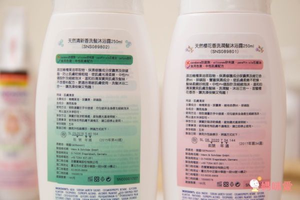 德國原裝進口!Sanosan NATURAL KIDS 洗沐系列