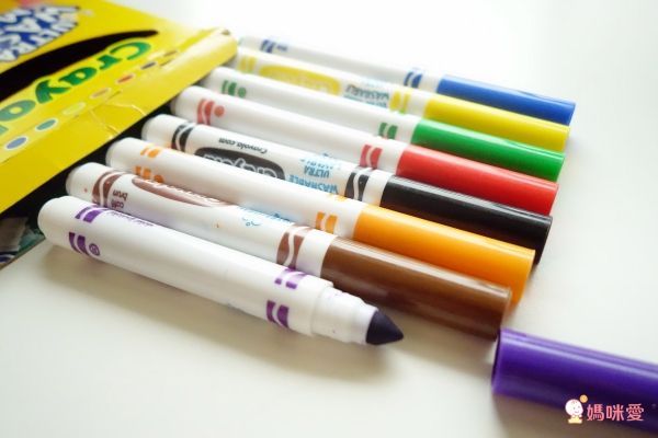 相見恨晚!【美國 Crayola 繪兒樂】可水洗系列 ❤ 彩色筆╱蠟筆╱印章筆