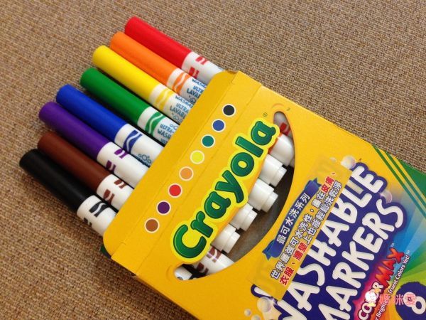 相見恨晚!【美國 Crayola 繪兒樂】可水洗系列 ❤ 彩色筆╱蠟筆╱印章筆