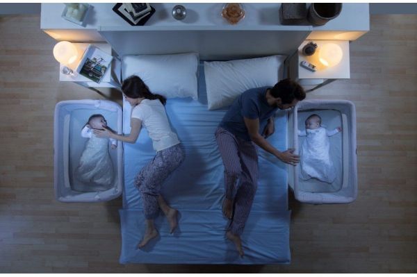 義大利 chicco - Next 2 Me多功能移動舒適床邊床-絢暮杏