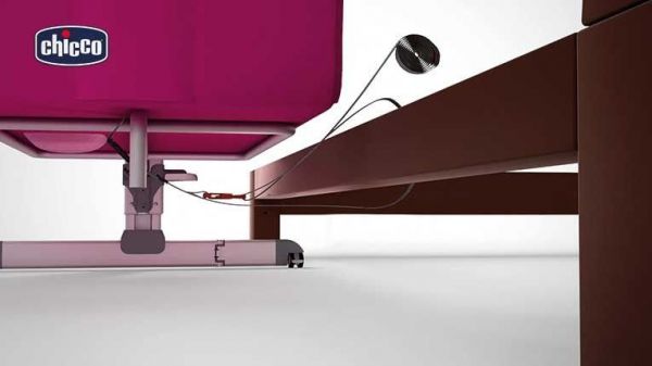 義大利 chicco - Next 2 Me多功能移動舒適床邊床-絢暮杏