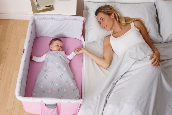 義大利 chicco - Next 2 Me多功能移動舒適床邊床-絢暮杏