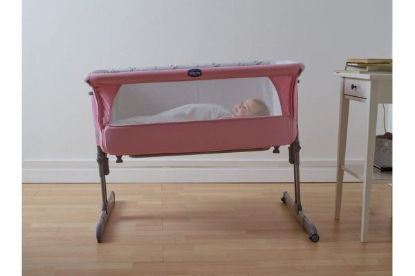 義大利 chicco - Next 2 Me多功能移動舒適床邊床-絢暮杏