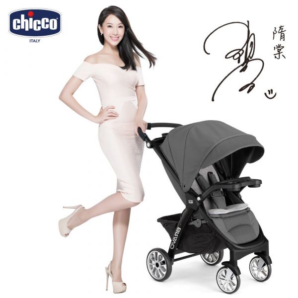 義大利 chicco - Bravo極致完美手推車限定版-尊爵灰