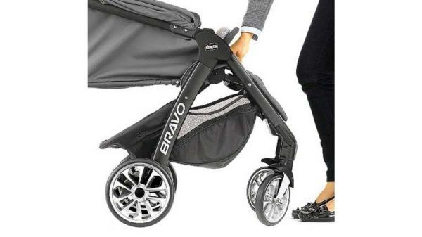 義大利 chicco - Bravo極致完美手推車限定版-尊爵灰