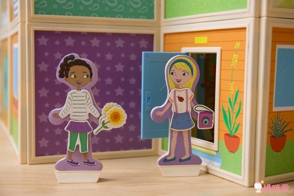 【美國磁力娃娃屋】孩子自己組玩具屋,創造力UP!