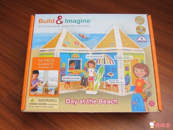 美國 Build & Imagine - 百變娃娃屋-陽光沙灘-54pcs