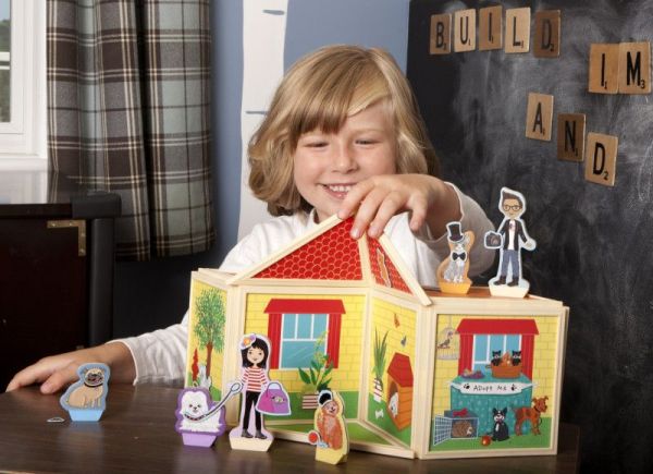 美國 Build & Imagine - 百變娃娃屋-童話城堡-79pcs