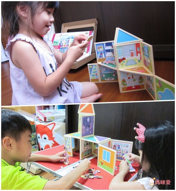 【美國磁力娃娃屋】孩子自己組玩具屋,創造力UP!