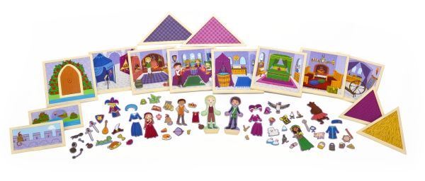 美國 Build & Imagine - 百變娃娃屋-童話城堡-79pcs