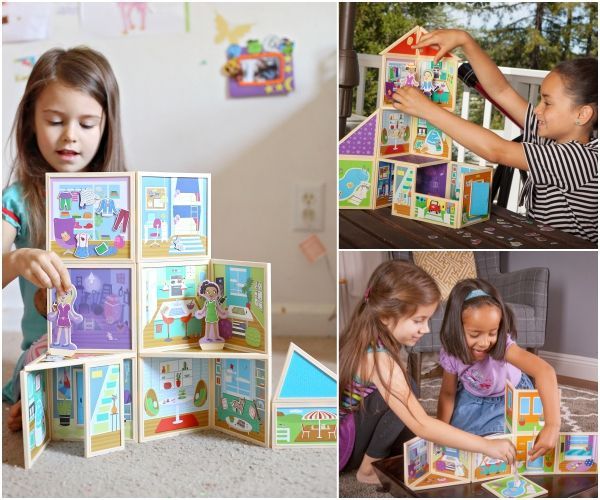 美國 Build & Imagine - 百變娃娃屋-童話城堡-79pcs