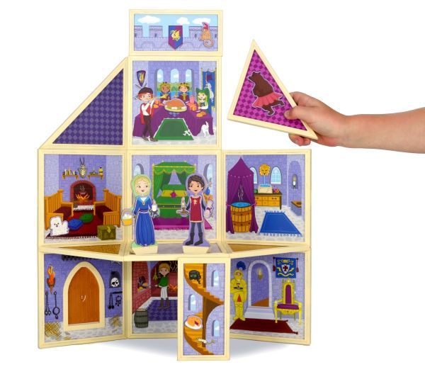 美國 Build & Imagine - 百變娃娃屋-童話城堡-79pcs