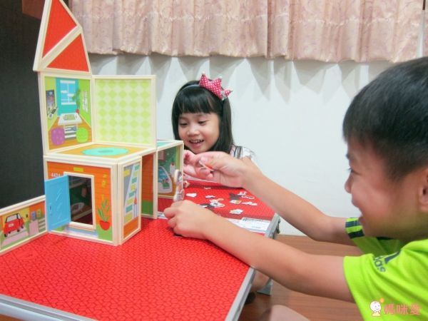 【美國磁力娃娃屋】孩子自己組玩具屋,創造力UP!