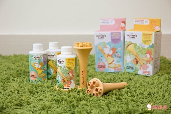 韓國 Mother's Corn - 兒童專用超多泡泡組-室內不黏膩款-泡泡玩具+泡泡水200ml