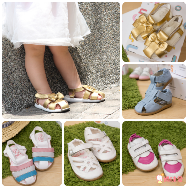 英國 shooshoos 真皮手工涼鞋/學步鞋