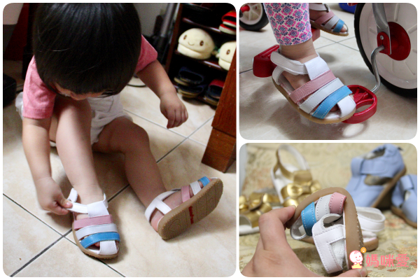 英國 shooshoos 真皮手工涼鞋/學步鞋