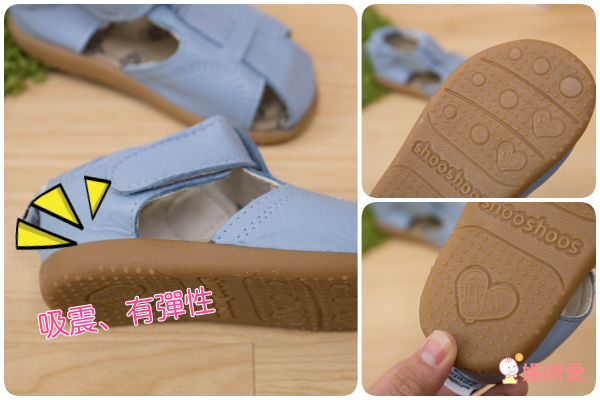 英國 shooshoos 真皮手工涼鞋/學步鞋
