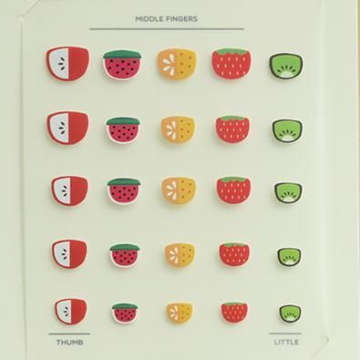 韓國 Little Miss Sunshine 無毒兒童耳環貼紙/指甲貼紙