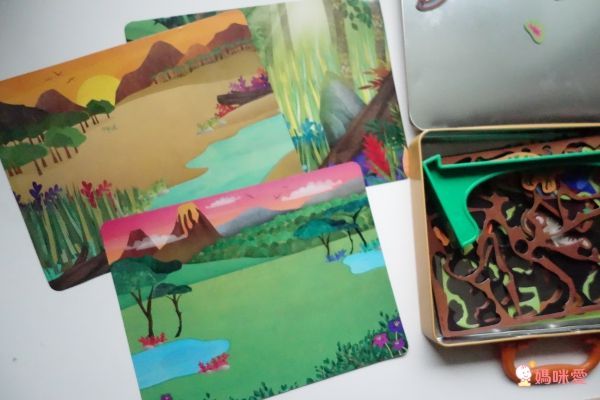 香港4M創意玩具 - 【動物世界磁貼三入組】-野生動物+蟲蟲世界+侏儸紀