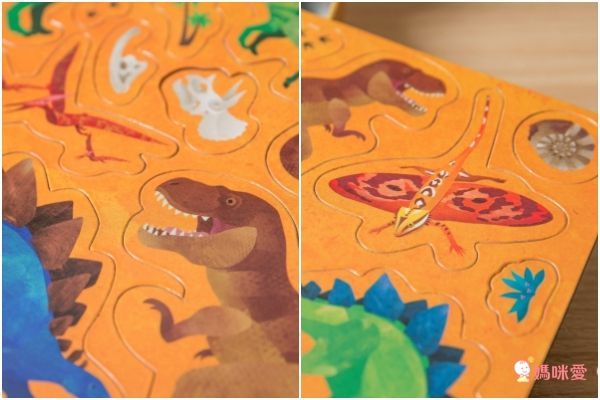 香港4M創意玩具 - 【動物世界磁貼三入組】-野生動物+蟲蟲世界+侏儸紀