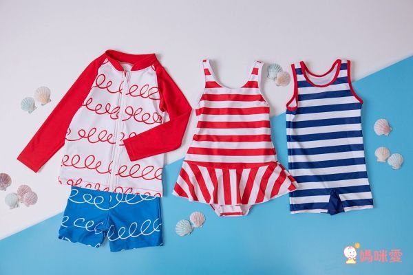 日本設計 D BY DADWAY 高品質兒童防曬泳衣